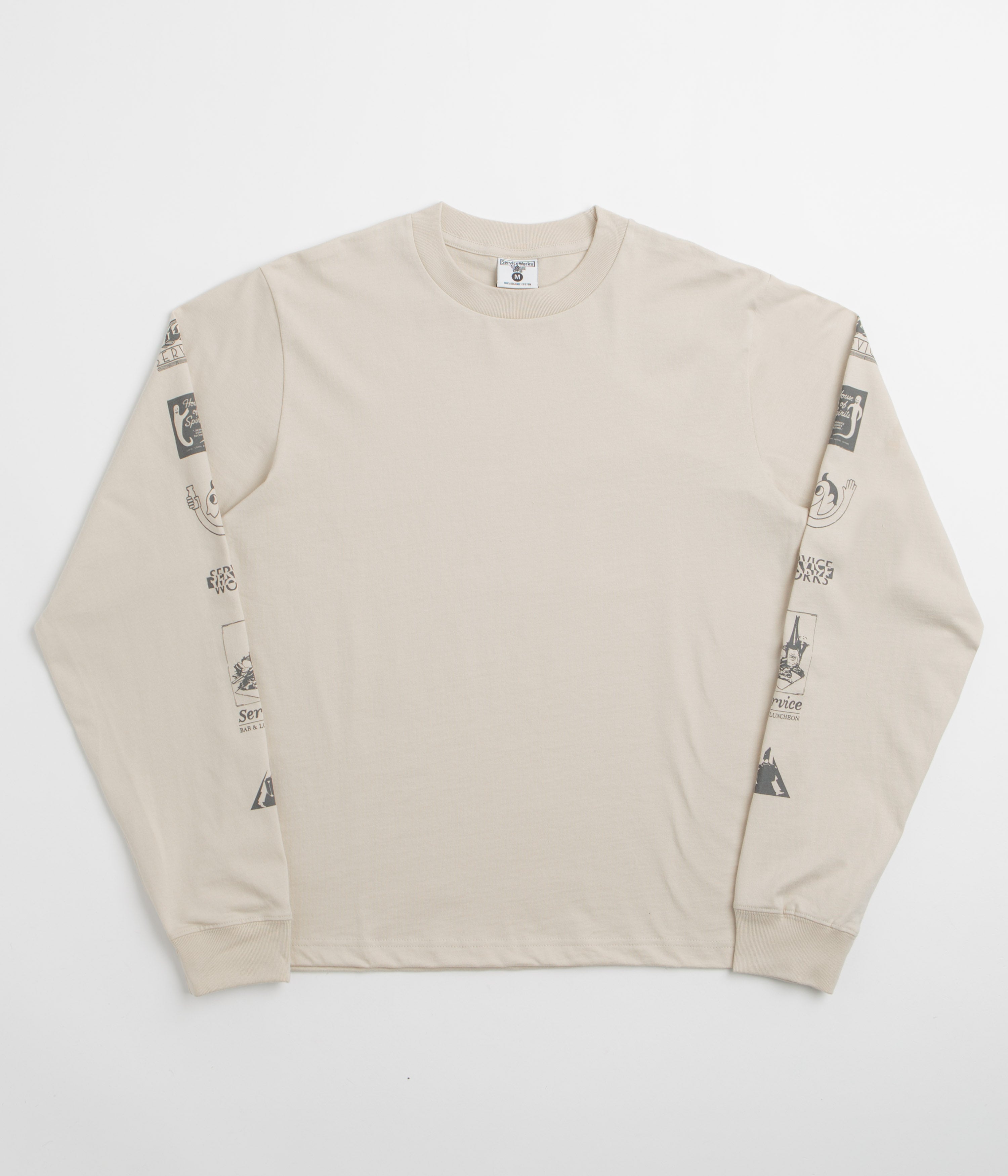 Service Works Bootleg Long Sleeve T-Shirt - Natural