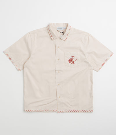 Service Works Border Short Sleeve Shirt - Off-White