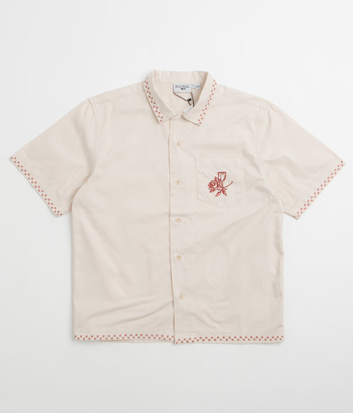 Service Works Border Short Sleeve Shirt - Off-White