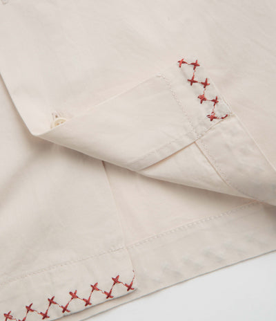 Service Works Border Short Sleeve Shirt - Off-White