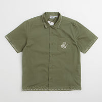 Service Works Border Short Sleeve Shirt - Olive thumbnail
