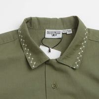 Service Works Border Short Sleeve Shirt - Olive thumbnail