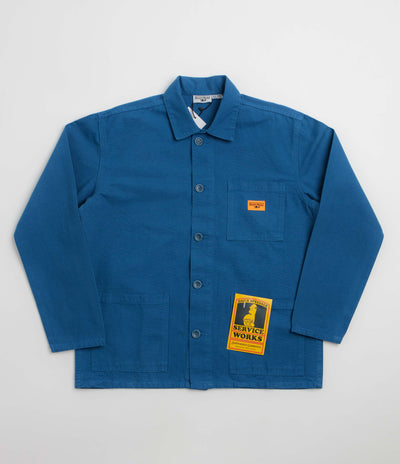 Service Works Canvas Chore Shirt - Cobalt