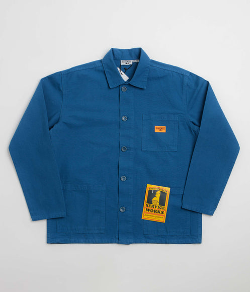 Service Works Canvas Chore Shirt - Cobalt