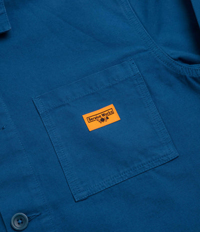 Service Works Canvas Chore Shirt - Cobalt