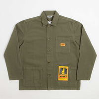 Service Works Canvas Chore Shirt in Olive thumbnail