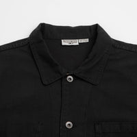 Service Works Canvas Long Shop Coat - Black thumbnail