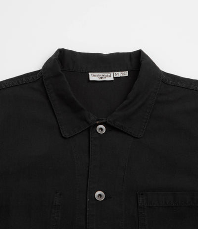 Service Works Canvas Long Shop Coat - Black