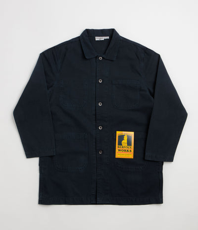 Service Works Canvas Long Shop Coat - Dark Navy