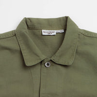 Service Works Canvas Long Shop Coat - Olive thumbnail