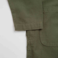 Service Works Canvas Long Shop Coat - Olive thumbnail