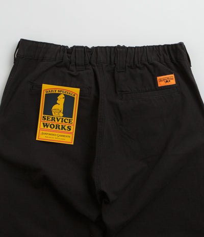 Service Works Canvas Waiter Pants - Black