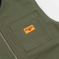 Service Works Canvas Work Vest - Olive thumbnail