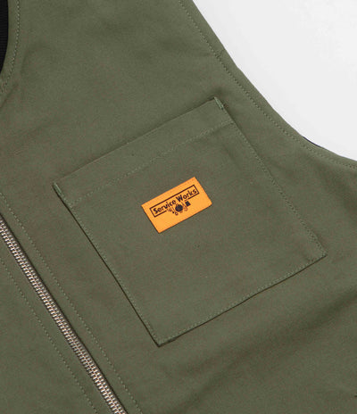 Service Works Canvas Work Vest - Olive
