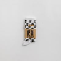 Service Works Checker Socks in Black and White Checker thumbnail