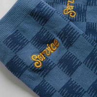 Service Works Checker Socks in Blue Checker thumbnail