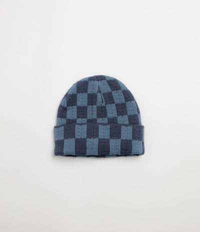 Service Works Chunky Check Beanie - Navy