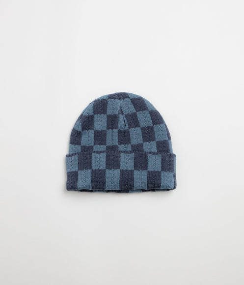 Service Works Chunky Check Beanie - Navy