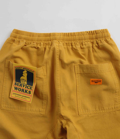 Service Works Classic Chef Pants in Gold
