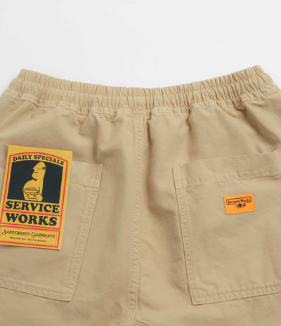 Service Works Classic Chef Pants in Pale Khaki