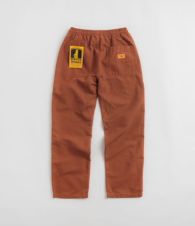 Service Works Classic Chef Pants in Terracotta