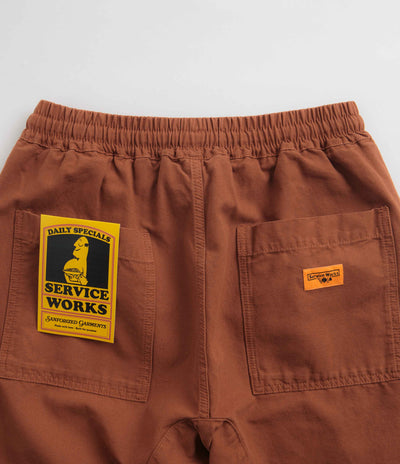 Service Works Classic Chef Pants in Terracotta