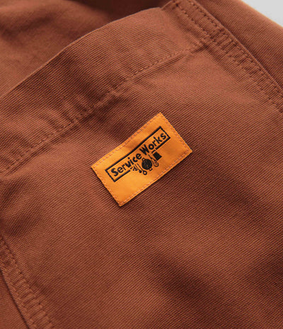 Service Works Classic Chef Pants in Terracotta