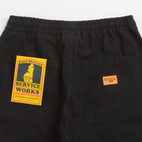Service Works Classic Chef Shorts - Black thumbnail