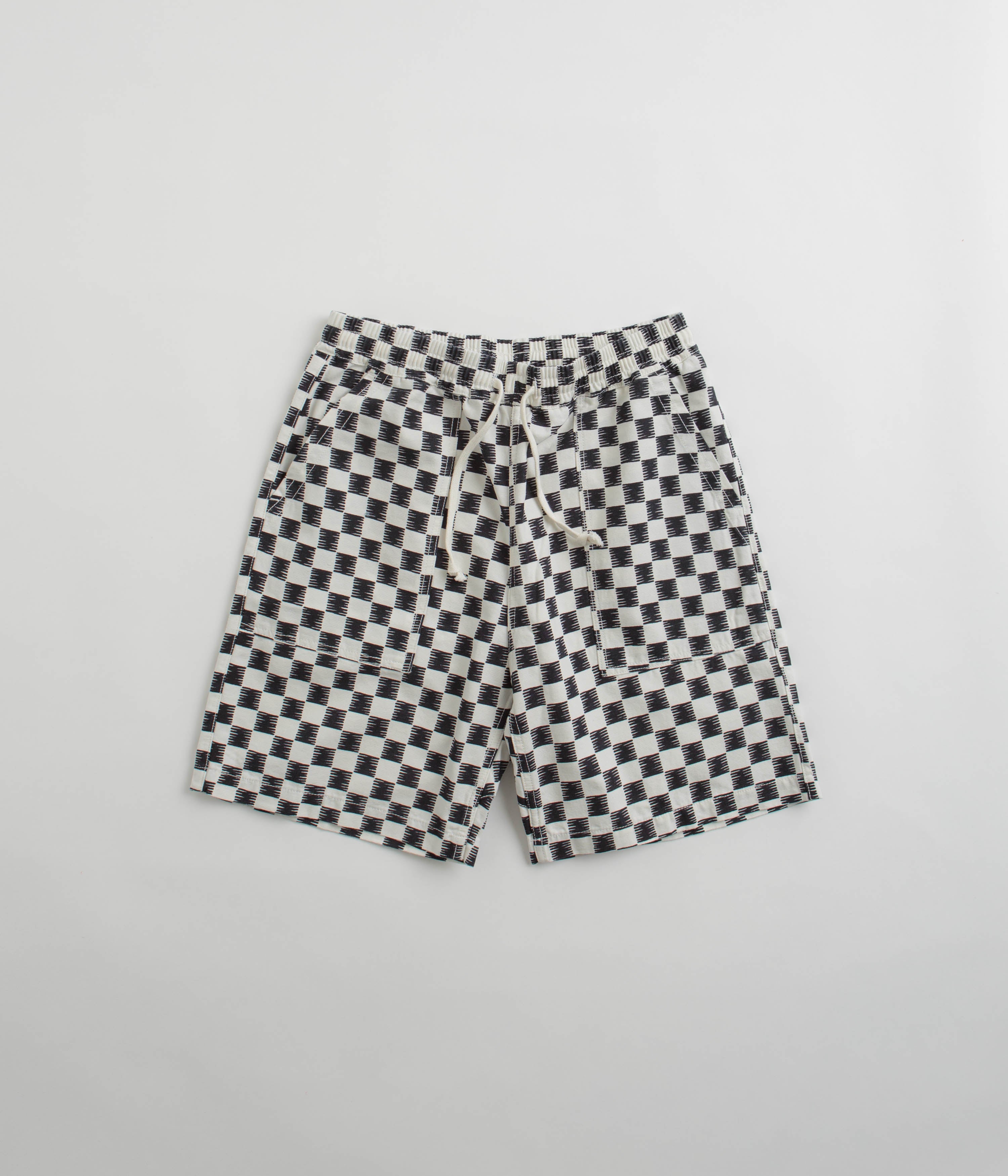 Service Works Classic Chef Shorts - Blue Checker | Flatspot