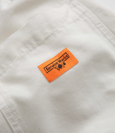 Service Works Classic Chef Shorts - Off-White