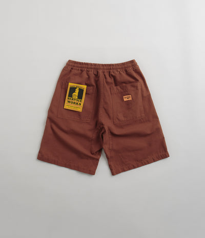 Service Works Classic Chef Shorts - Terracotta