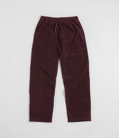 Service Works Classic Corduroy Chef Pants in Plum