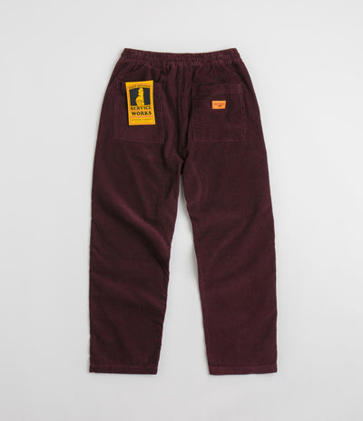 Service Works Classic Corduroy Chef Pants in Plum