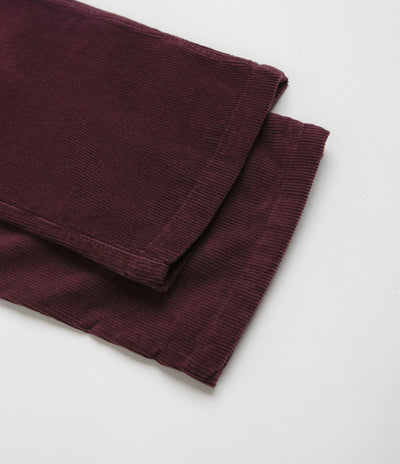 Service Works Classic Corduroy Chef Pants in Plum