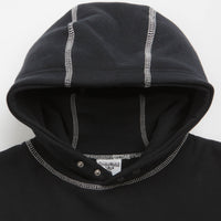 Service Works Contrast Stitch Hoodie - Black thumbnail