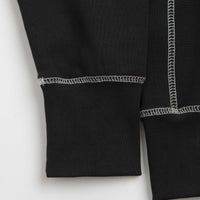 Service Works Contrast Stitch Hoodie - Black thumbnail