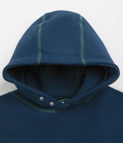 Service Works Contrast Stitch Hoodie - Navy