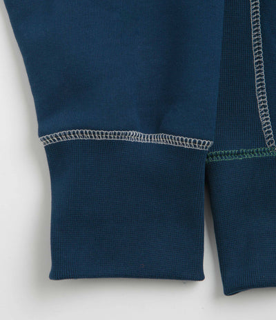 Service Works Contrast Stitch Hoodie - Navy