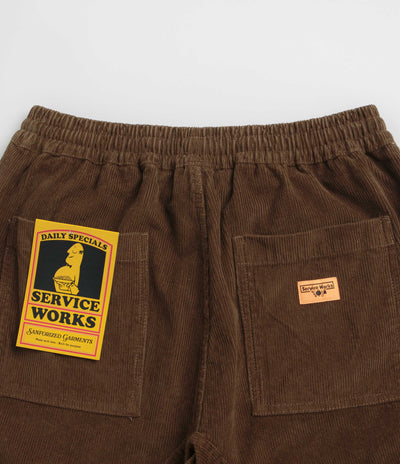 Service Works Corduroy Chef Pants - Bark