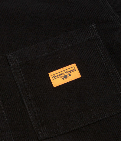 Service Works Corduroy Chore Shirt in Black