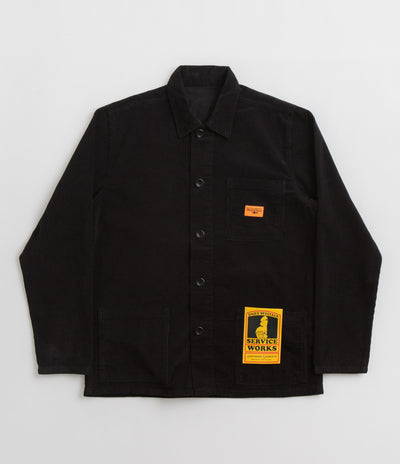 Service Works Corduroy Coverall Jacket - Black