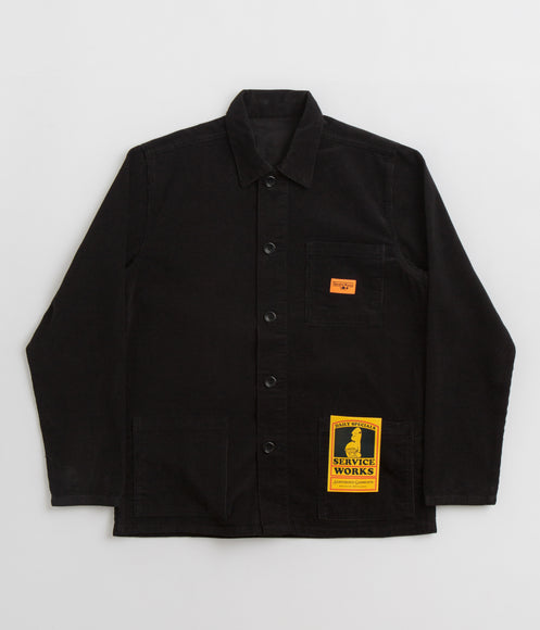 Service Works Corduroy Coverall Jacket - Black