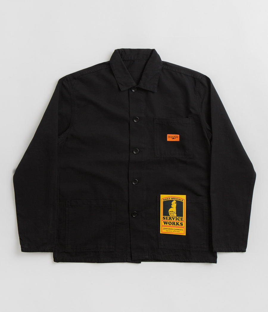Service Works Coverall Jacket - Black