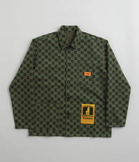 Service Works Coverall Jacket in Green Checker