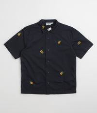 Service Works Cross Stitch Short Sleeve Shirt in Dark Navy