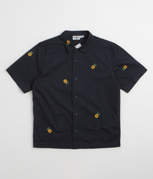 Service Works Cross Stitch Short Sleeve Shirt - Dark Navy