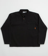 Service Works Denim Script Popover Shirt in Dark Wash