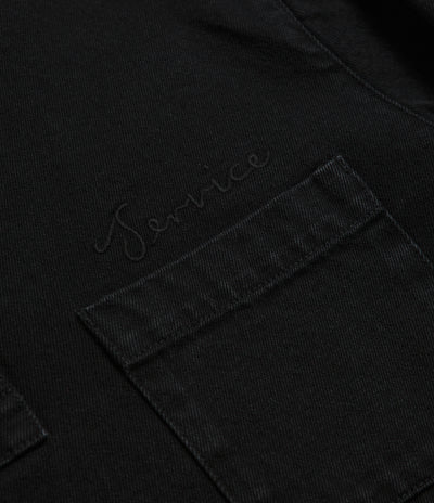 Service Works Denim Script Popover Shirt - Dark Wash