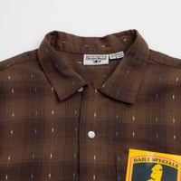Service Works Drag Stitch Resort Shirt - Brown thumbnail