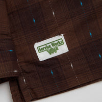 Service Works Drag Stitch Resort Shirt - Brown thumbnail